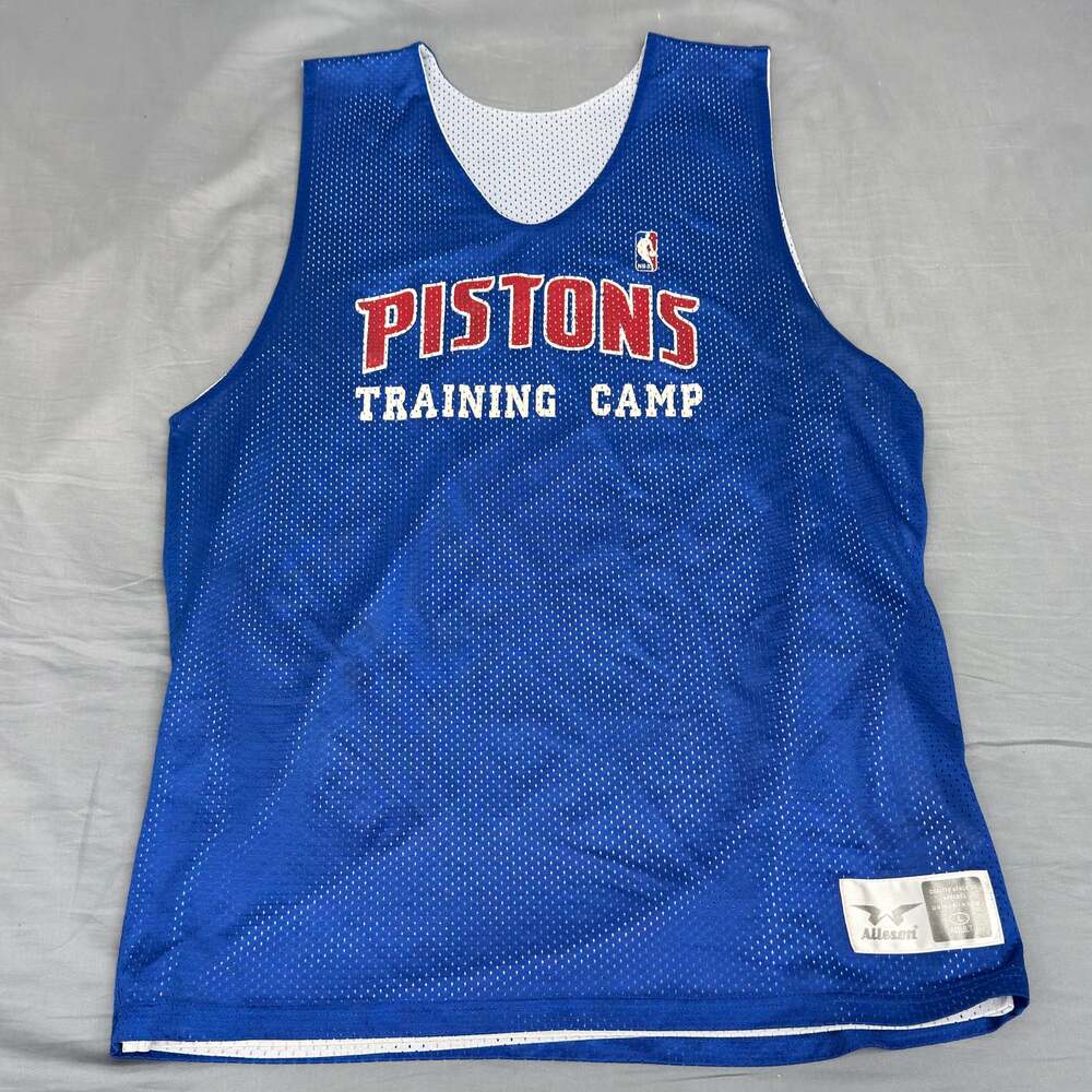 Vintage Detroit Pistons NBA Alleson Athletic‎ Training Camp Jersey Medium
